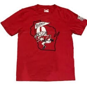 NWOT Under Armour Wisconsin Badgers Camp Randall 100th Anniversary Tee XL
